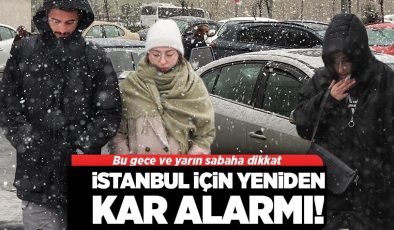 Son dakika… Meteoroloji’den İstanbul için yeniden kar alarmı! Bu gece ve yarın sabaha dikkat