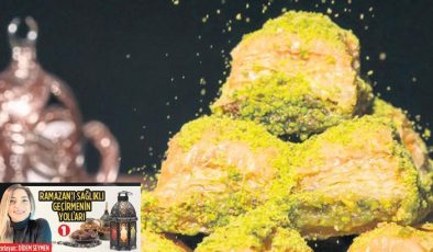 1 dilim baklava 1 saat yürüyüş