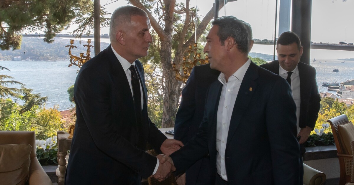 İbrahim Hacıosmanoğlu, Aleksander Ceferin ve Ali Koç buluştu