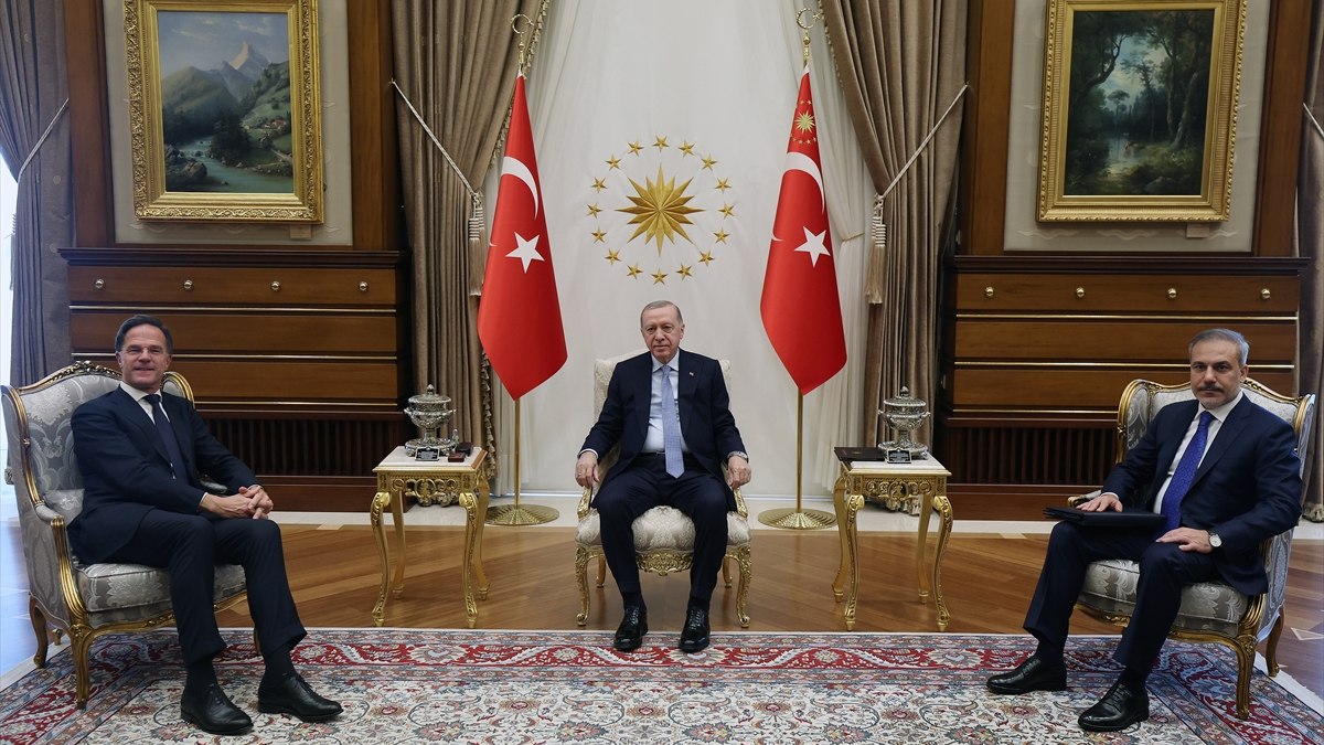 Cumhurbaşkanı Erdoğan, NATO Genel Sekreteri Rutte’yi kabul etti