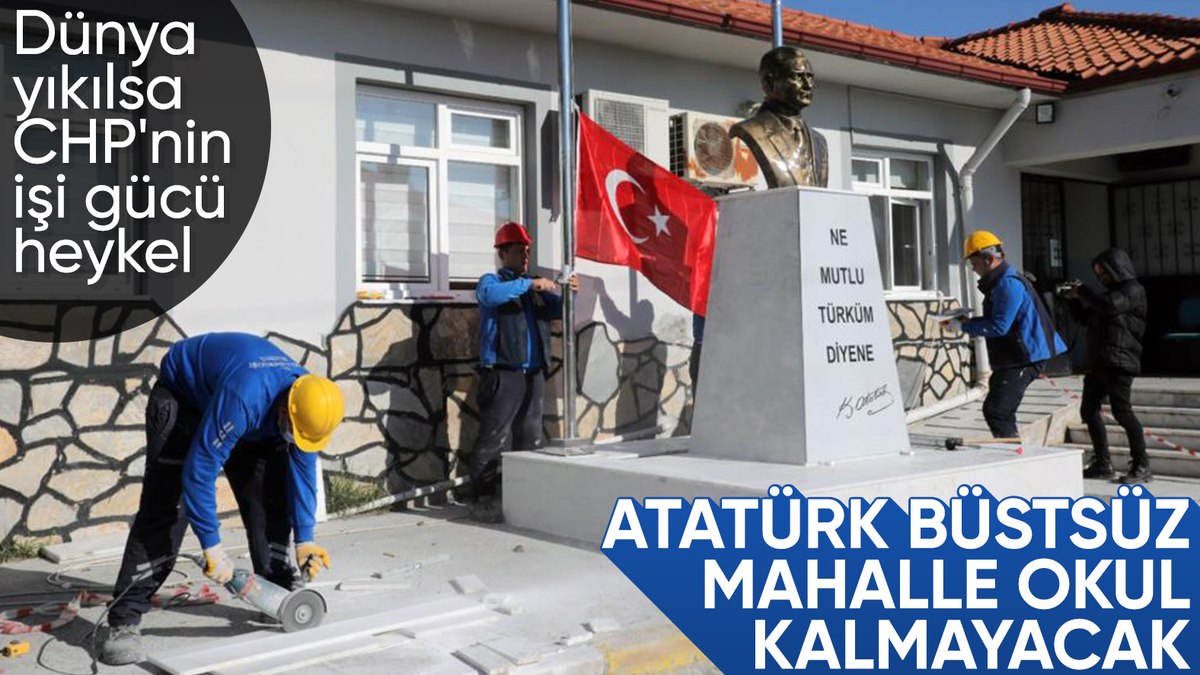 CHP’li Muğla Büyükşehir Belediyesi, il genelinde 248 Atatürk büstü yaptı